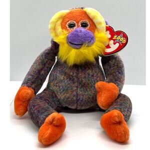 2000 Ty Beanie Baby Orangutan "Bananas," Original, Gen 5/6, Retired, Tag Error